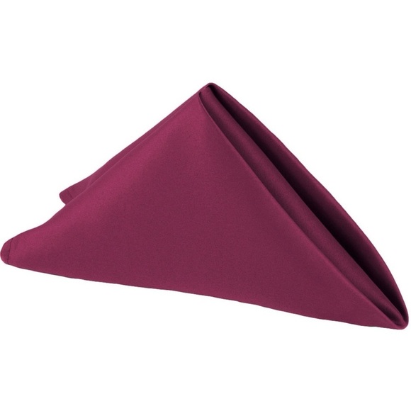 Other - (25) Mulberry Lamour Satin Napkins 20"x 20"